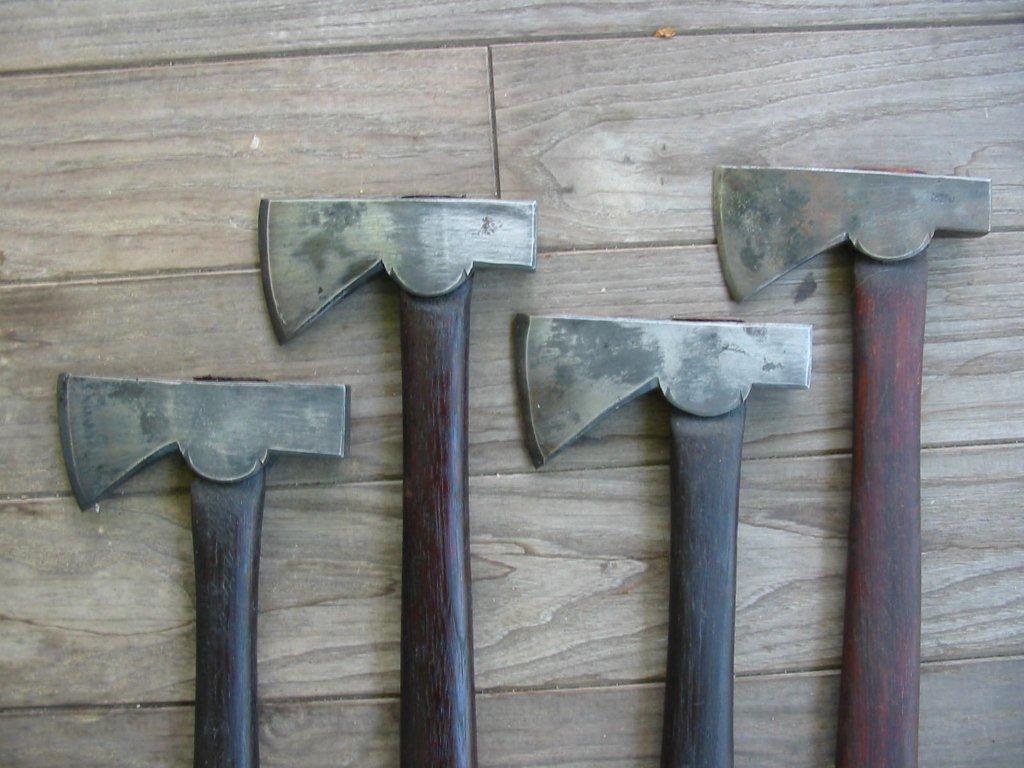 3 Glass popular Ornamental Tomahawk Heads #8019 Ax Axe Hatchet